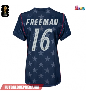 Lacne Ženy Futbalové dres Spojené štáty Alex Freeman #16 MS 2026 Krátky Rukáv - Preč